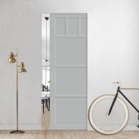 Handmade Eco-Urban® Lagos 6 Panel Single Absolute Evokit Pocket Door DD6427 - Colour & Size Options