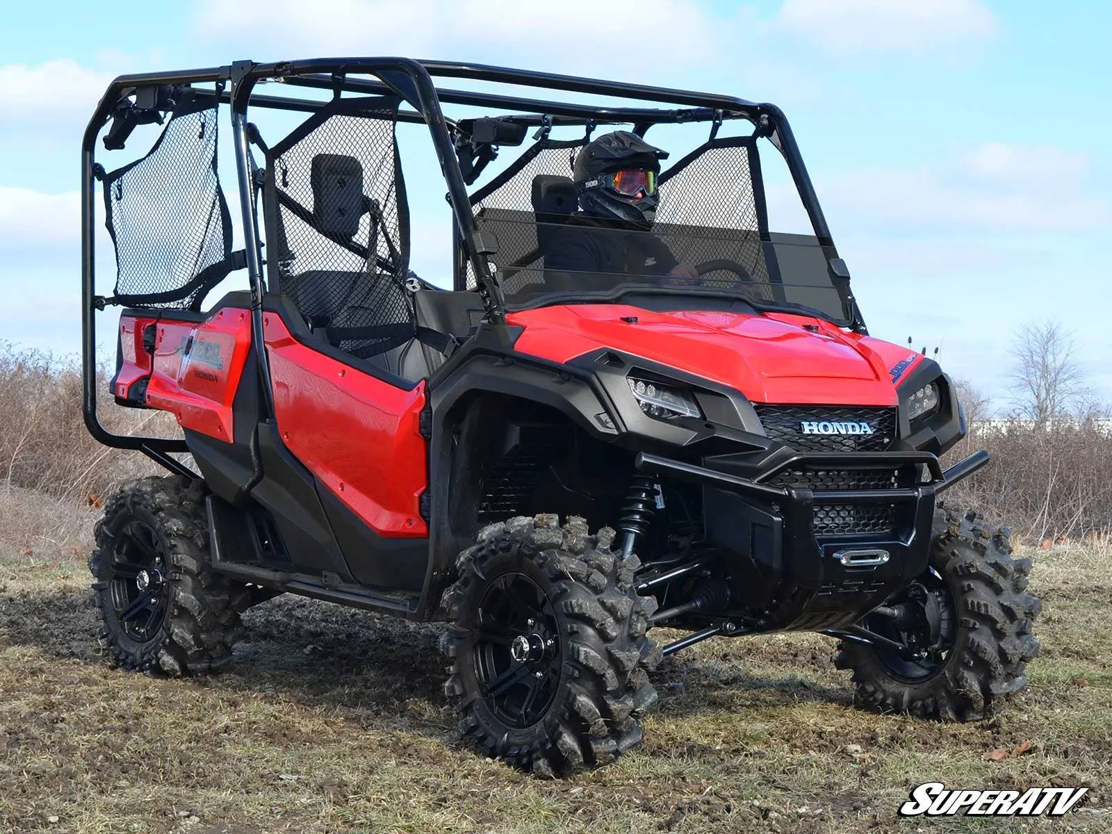 HONDA PIONEER 1000 SCRATCH RESISTANT HALF WINDSHIELD