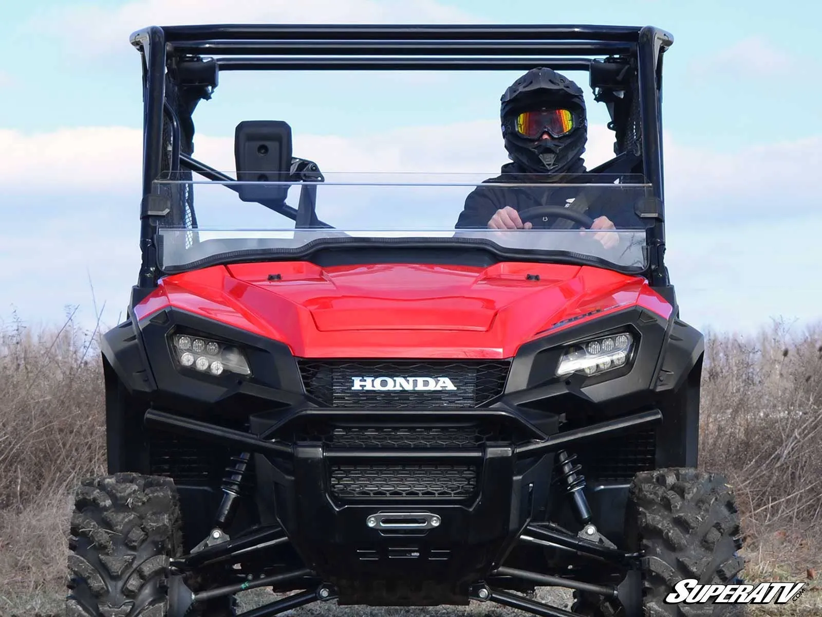 HONDA PIONEER 1000 SCRATCH RESISTANT HALF WINDSHIELD