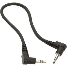 Hosa CMM-100.8RR Stereo Mini Angled Male to Stereo Angled Mini Male Cable - 8"