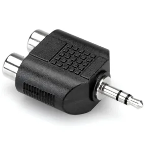 Hosa GRM-193 Adaptor Dual RCA to 3.5mm TRS (Loc:1i)