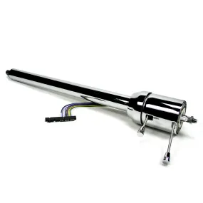 ididit Retrofit Tilt Steering Column - 2 in Tube - Hazard/Turn Signal - Chrome - GM B-Body 1959-60