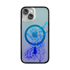 Indigo Infusion | Protective MagSafe Case | Ombre Bouquet Collection for Apple iPhone 12 Series