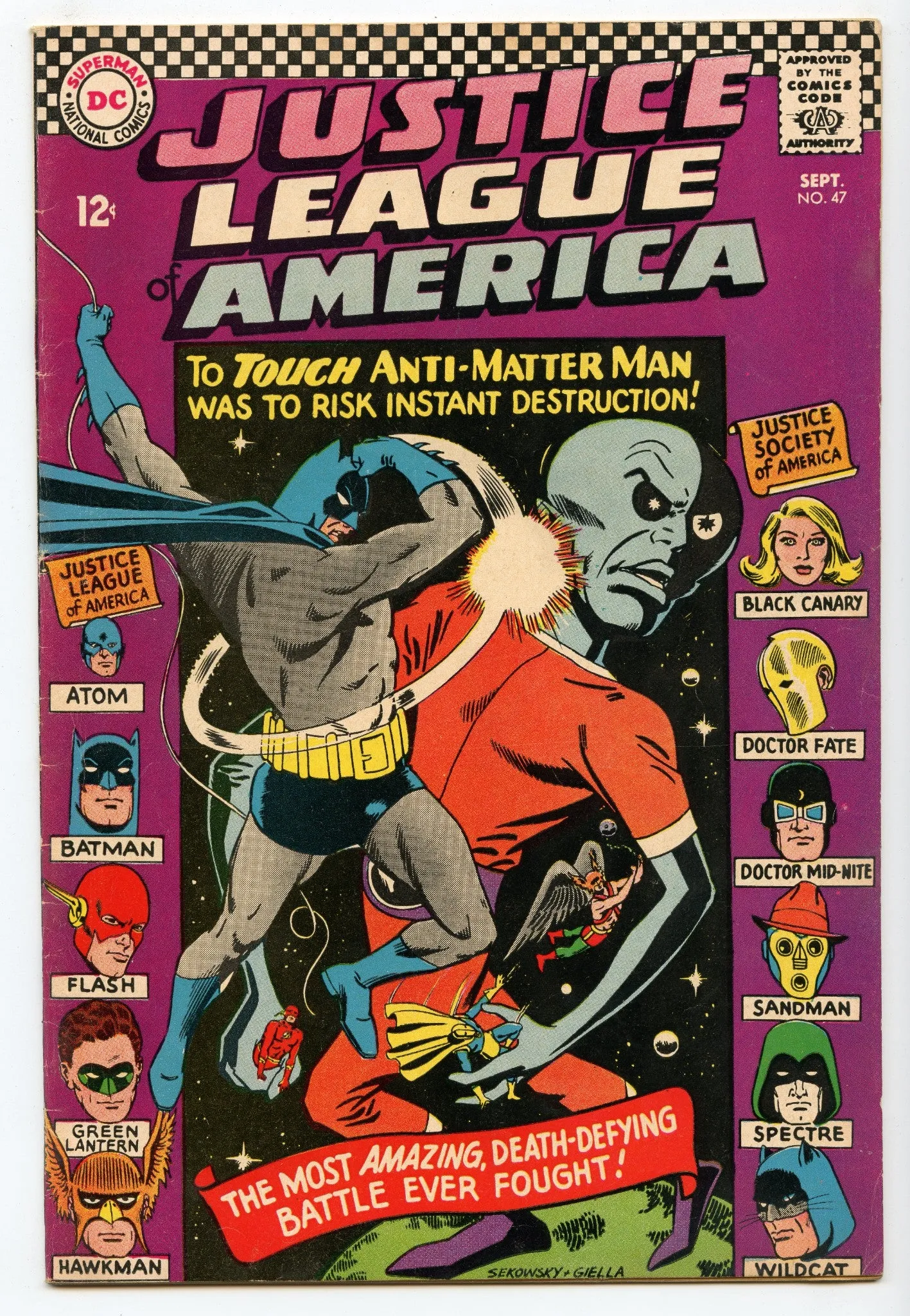 Justice League of America 47 (Sep 1966) FI- (5.5)