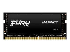 Kingston Fury Impact - Ddr4 - Module - 16 Gb - So-Dimm 260-Pin - 2666 Mhz / Pc4-21300 - Unbuffered