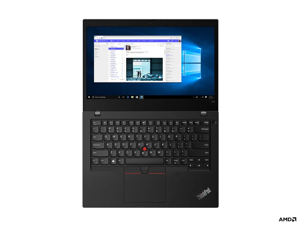 Lenovo ThinkPad L14 Gen 1 (AMD) AMD Ryzen™ 5 4500U Laptop 35.6 cm (14") Full HD 8 GB DDR4-SDRAM 512 GB SSD Wi-Fi 6 (802.11ax) Windows 10 Pro Black