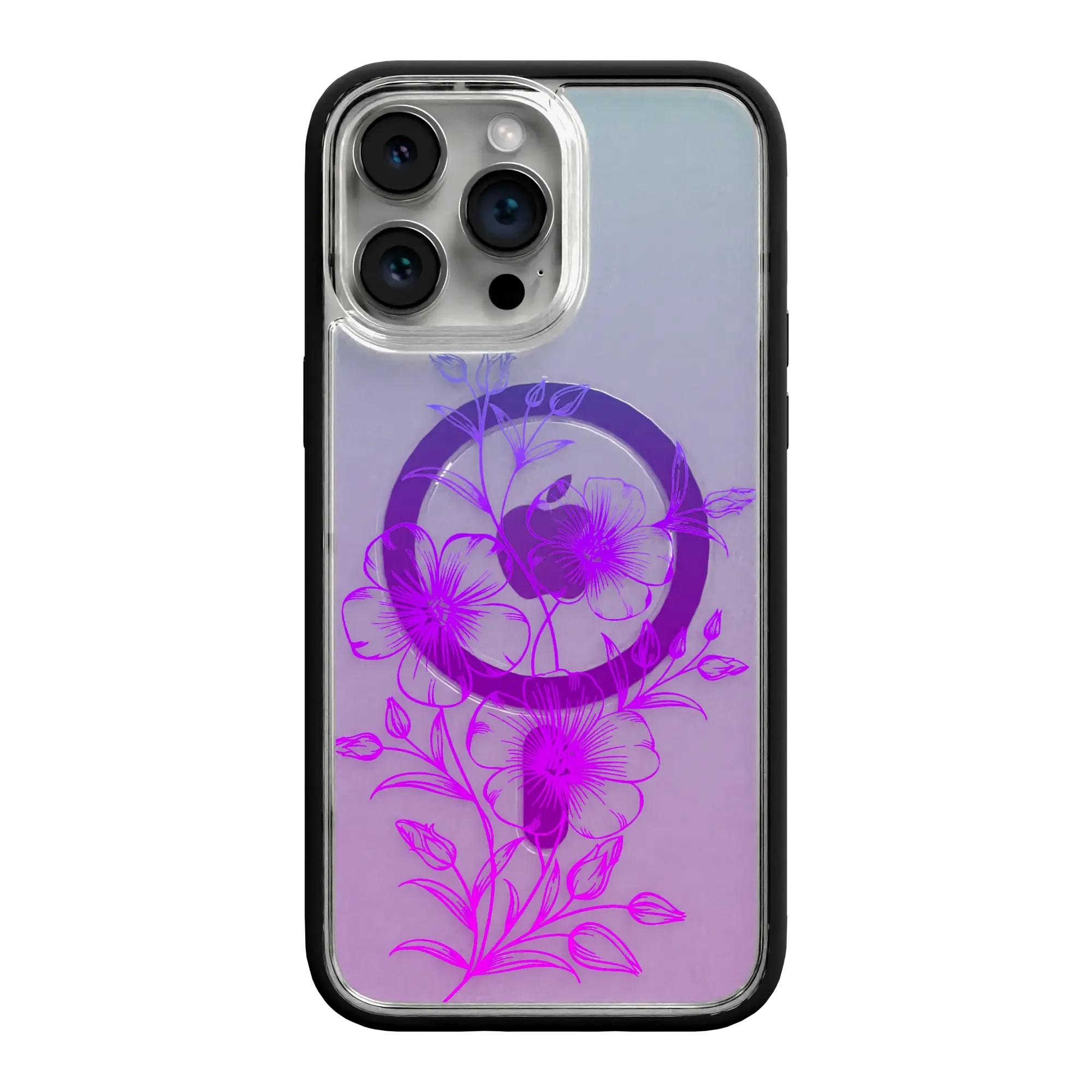 Lilac Haze | Protective MagSafe Case | Ombre Bouquet Collection for Apple iPhone 12 Series