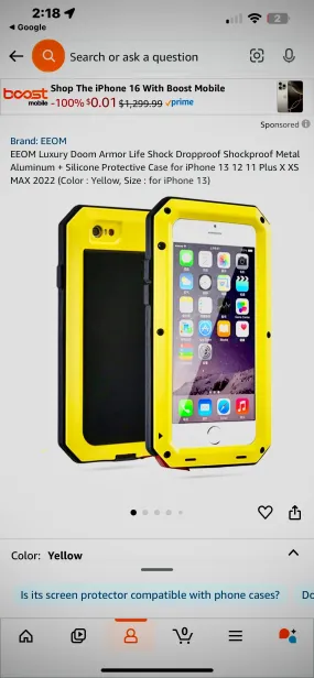 Luxury Doom Armor Life Shock Dropproof Shockproof Metal Aluminum   Silicone Protective Case for iPhone