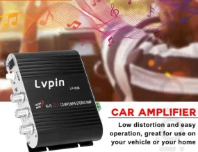 Lvpin Convenient Stereo Amplifier Sturdy 12V 2.1 Channels Radio Subwoofer Mini Audio Amplifier for Car S4234215