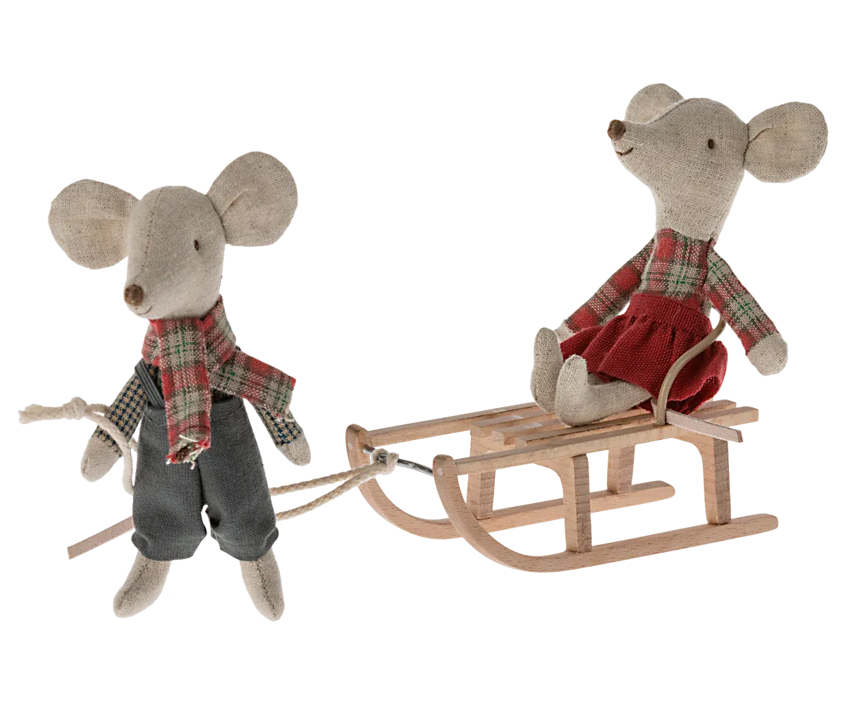 Maileg Mouse Sled