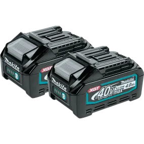 Makita BL4040-2 XGT® Lithium-Ion 4 Ah 40 V Rechargeable Battery Pack