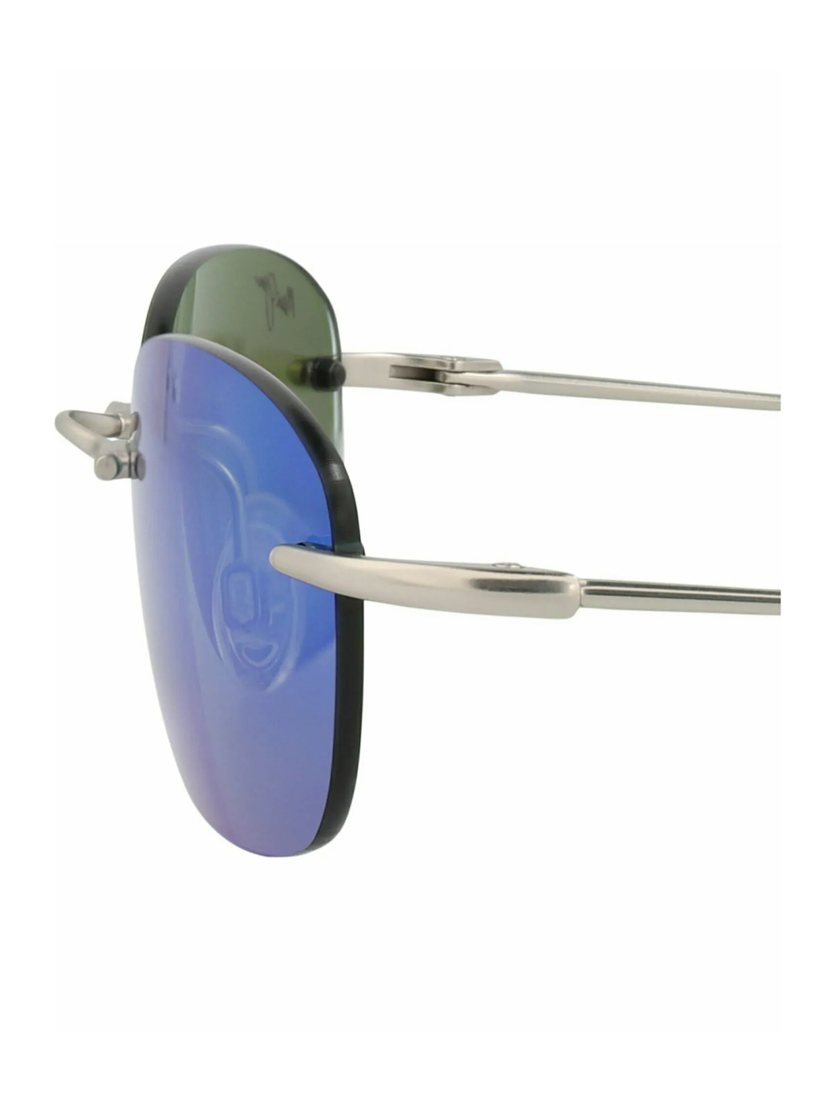 Maui Jim Round-Frame Memory Metal Sunglasses