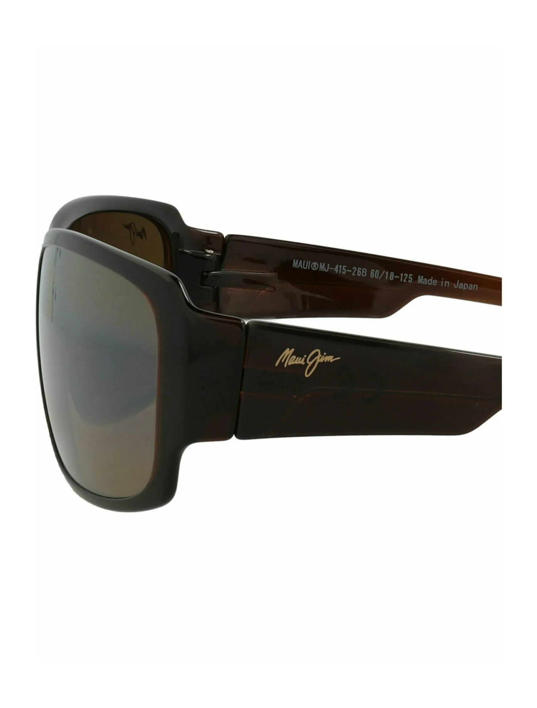 Maui Jim Square-Frame Nylon Polarized Sunglasses