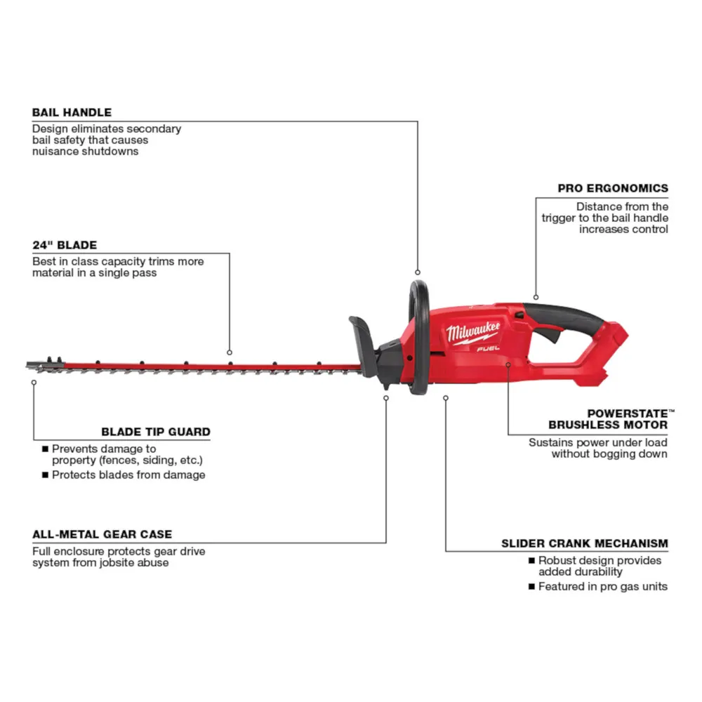 Milwaukee M18 Fuel Hedge Trimmer