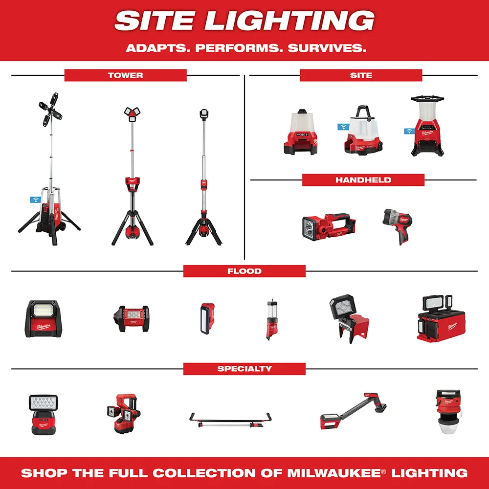 Milwaukee M18 ROCKET 18V Dual Power Tower Light