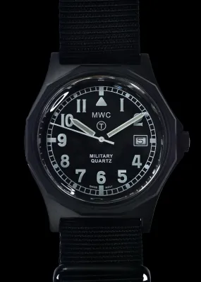 MWC G10 - Remake of the 1982 to 1999 Series Watch in Black PVD Steel with Plexilass Crystal and Battery Hatch