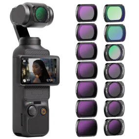 NEEWER 14 Pack Magnetic ND & CPL & Effect Filter Set for DJI OSMO Pocket 3