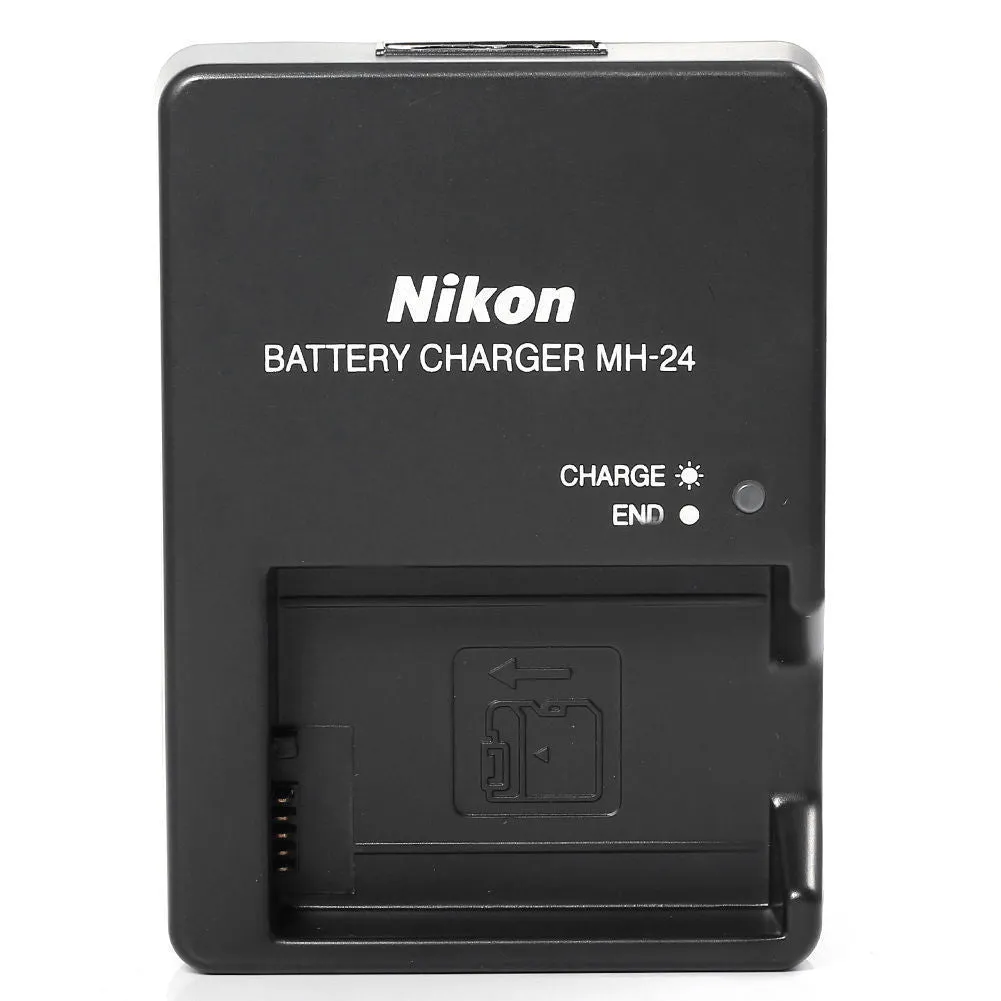 Nikon MH-24 Quick Charger for Nikon EN -EL14 Battery for Nikon D3200, D3300, D3400, D5300, D5500 and D5600 Cameras