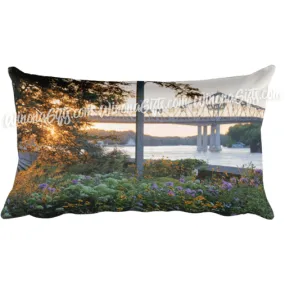 Pillow Winona MN Sunset at Levee