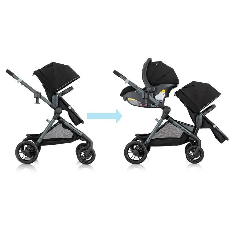 Pivot Xpand Modular Stroller with LiteMax Infant Car Seat - Ayrshire Black