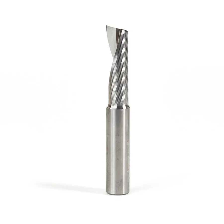 Plastic Cutting Spiral 'O' Flute Router Bit | 1⁄2 Dia x 1 5⁄8 x 1⁄2 Shank x 3 1⁄2" Long Up-Cut | 51428 | 738685114285