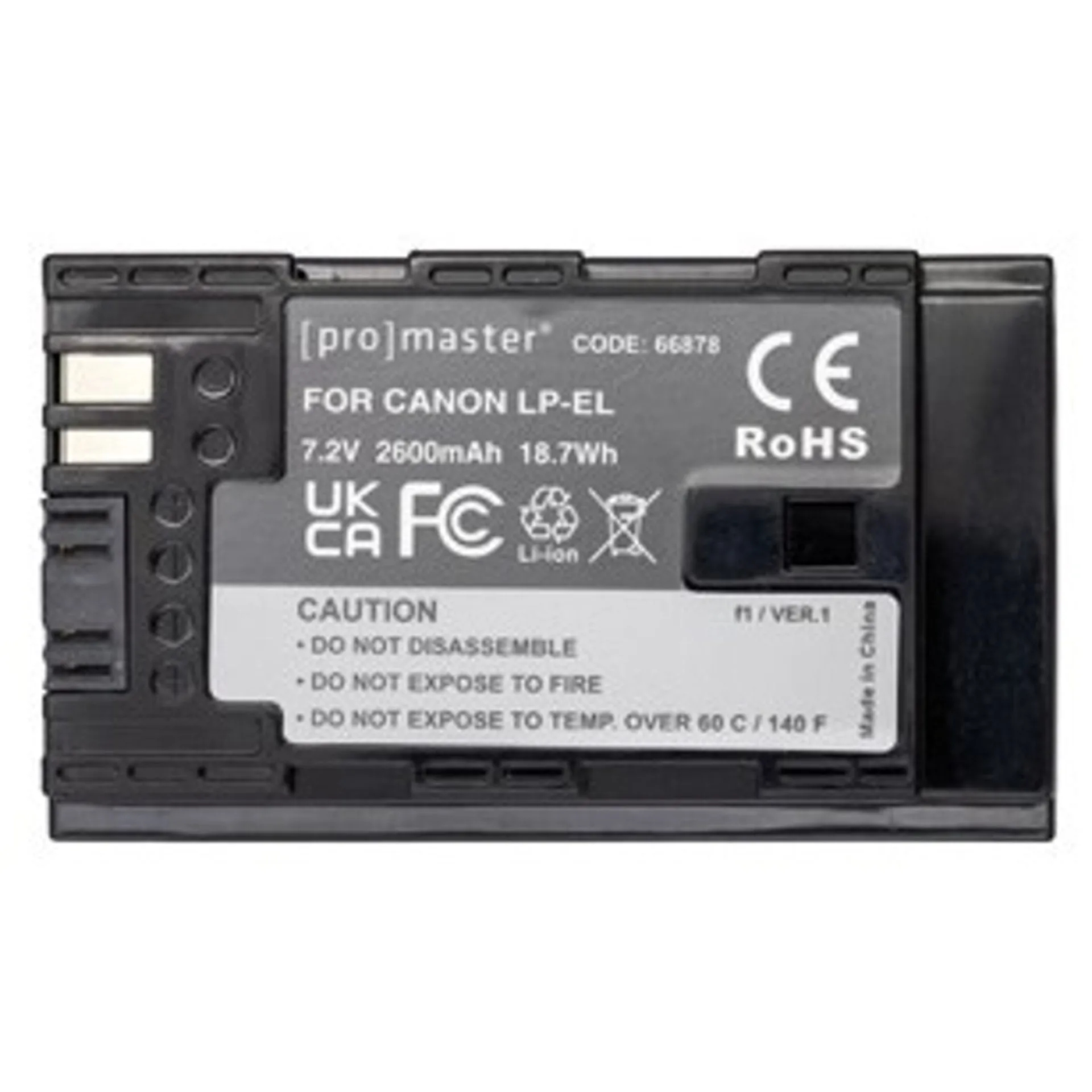 Promaster 66878  Replacement  Lion Battery for Canon LP-EL