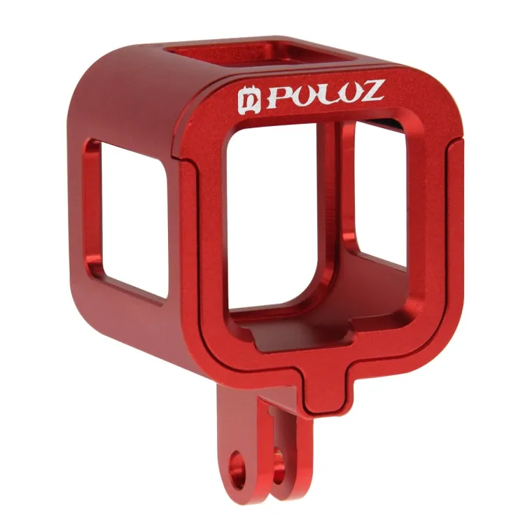 PULUZ Housing Shell CNC Aluminum Alloy Protective Cage with Insurance Frame for GoPro HERO5 Session /HERO4 Session /HERO Session(Red)