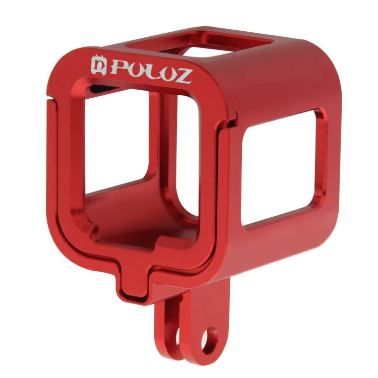 PULUZ Housing Shell CNC Aluminum Alloy Protective Cage with Insurance Frame for GoPro HERO5 Session /HERO4 Session /HERO Session(Red)