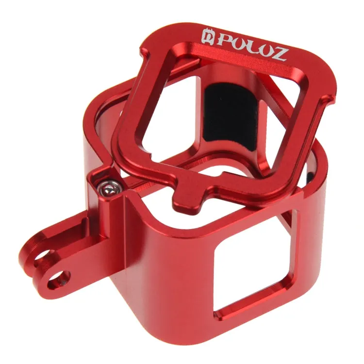 PULUZ Housing Shell CNC Aluminum Alloy Protective Cage with Insurance Frame for GoPro HERO5 Session /HERO4 Session /HERO Session(Red)