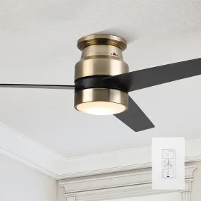 Ranger 52 inch Low Profile Smart Ceiling Fan with LED Light