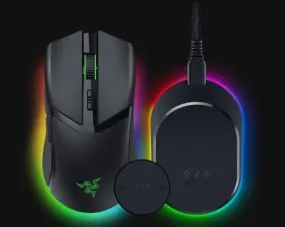 Razer Cobra Pro Chroma RGB 無線遊戲滑鼠 RZ01-04660100-R3A1   Razer Mouse Dock Pro 無線滑鼠充電座 RZ81-01990100-B3M1