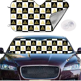 Royal Arch Chapter Windshield Cover - (Gold/White)