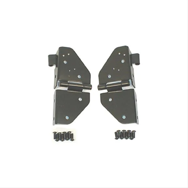 Rugged Ridge Windshield Hinges and Interior Windshield Brackets 11209.01