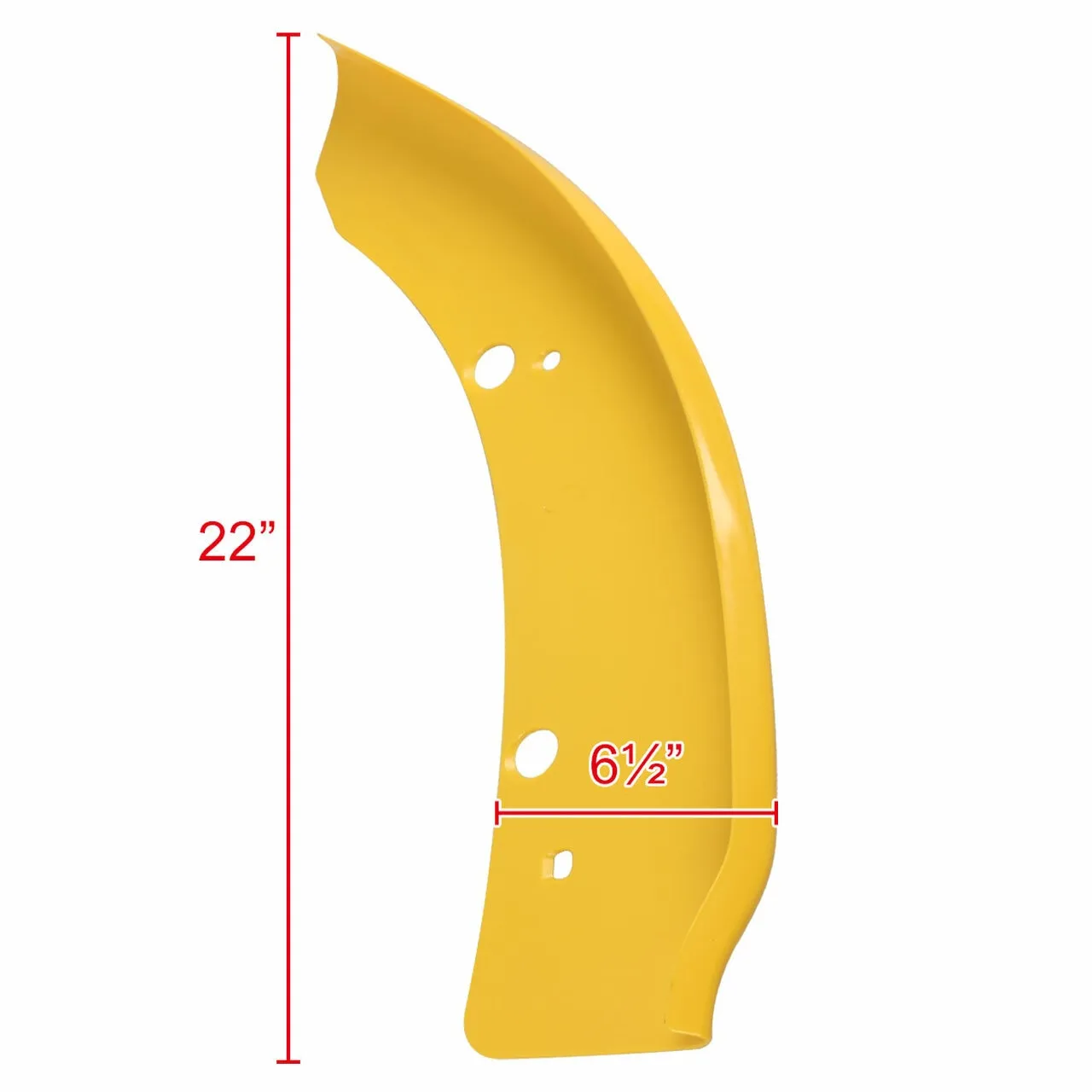 Spec-D Bumper Lip Splitter Guards Dodge Charger SRT / Scat Pack (2015-2019) Yellow