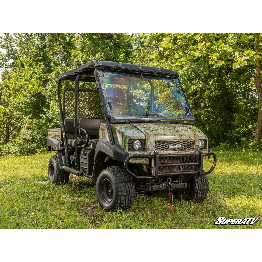 SuperATV Kawasaki MULE 4000/4010 Scratch-Resistant Flip Windshield