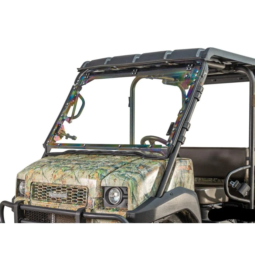 SuperATV Kawasaki MULE 4000/4010 Scratch-Resistant Flip Windshield