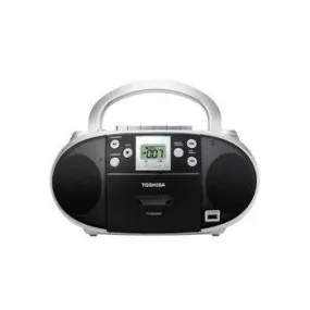 Toshiba TYCKU300D Portable CD,MP3, AM/FM Radio Cassette Recorder (115V/220V)