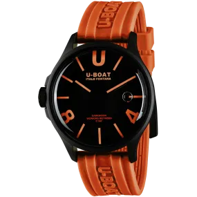 U-Boat Watch Darkmoon 44 Orange Black Curved PVD 9538/A