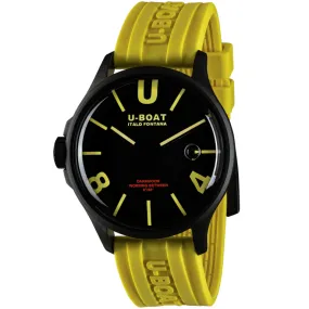 U-Boat Watch Darkmoon 44 Yellow Curve Black PVD 9522