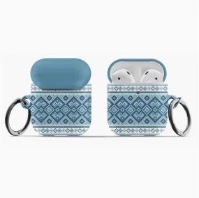 Ukrainian Vyshyvanka AirPod® Case - Blue