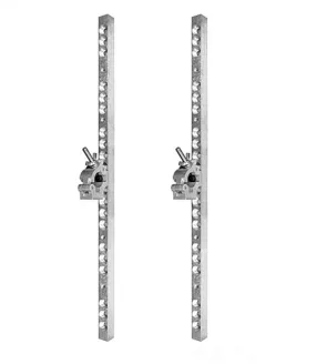 UPM3/8QC1.5 Universal Plasma Mount with QC1.5 Couplers Silver