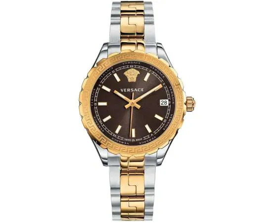 Versace Hellenyium Ladies Brown Rose Gold Watch 12040015