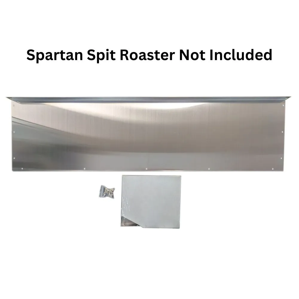 Windshield Complete (3 panels ) for Spartan Spit Roaster